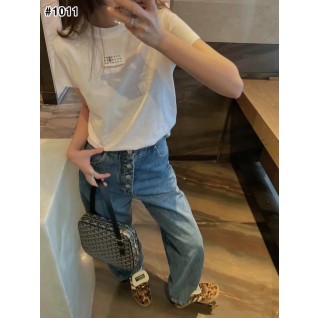 메종 마르지엘라 넘버로고패치 크롭 티셔츠 재입고