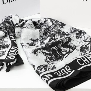 [DIOR] 크리스찬 디올 트왈드주이 숄 실크 스카프