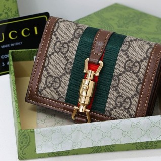 [GUCCI] 구찌 재키 1961 오피디아 카드 반지갑