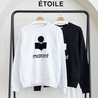 [ISABEL MARANT] 이자벨마랑 남여공용 ETOILE 에뚜왈 벨벳로고 스웨트 맨투맨 티셔츠