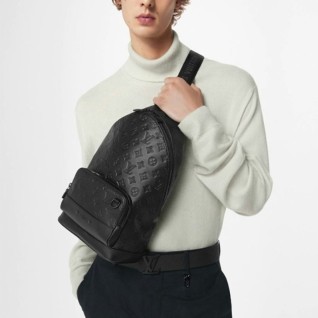[Louis Vuitton] 루이비통 모노그램 레이서 슬링 백 블랙