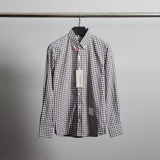 톰브라운 히든삼선 체크 셔츠