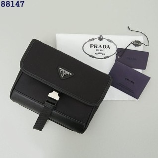 프라다 리나일론 사피아노 레더 폰 케이스 백