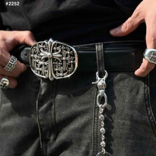[Chrome Hearts] 크롬하츠 세메터리 크로스 버클 밸트