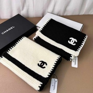 2025FW 샤넬 로고 양모 머플러 커스텀