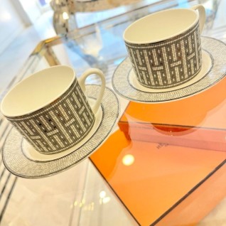 에르메스 모자이크 24 실버커피잔 세트