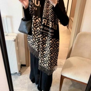 2025FW 버버리 캐시미어 숄머플러 커스텀