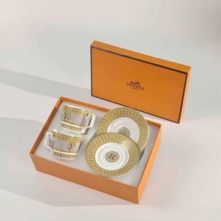 에르메스 모자이크 24  플래티넘커피잔 세트