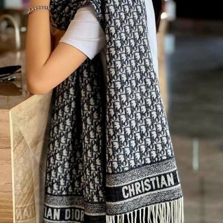 디올 오블리크 울캐시 숄머플러