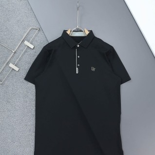 [DIOR] 디올 클래식 이니셜로고 카라 반팔 티셔츠