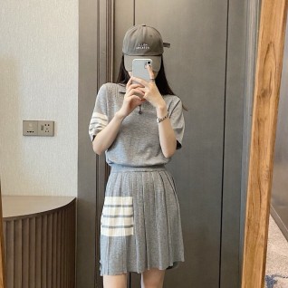 톰브라운 울4-바 릴렉스드 폴로 (여성)